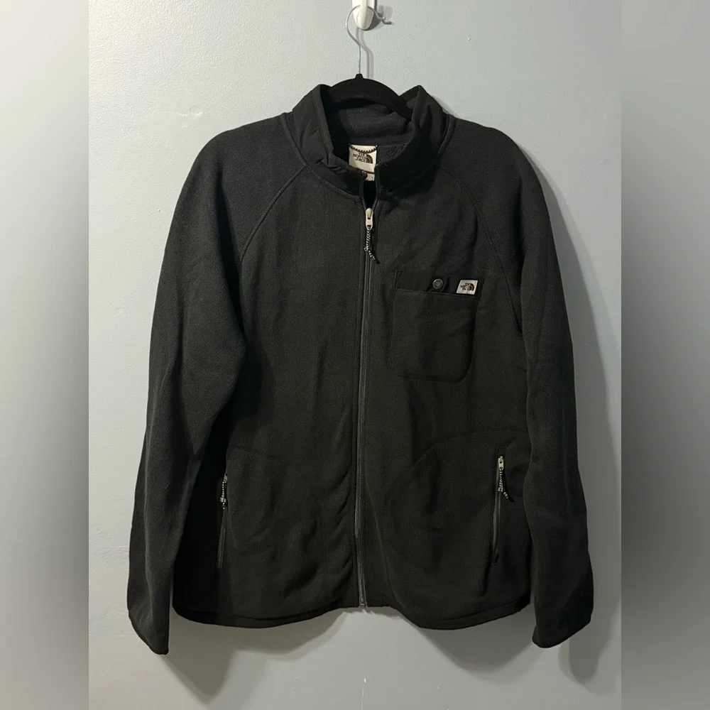 The North Face Gordon Black Fleece Full Zip-Up Jacket Men’s Jacket‎ Size Large